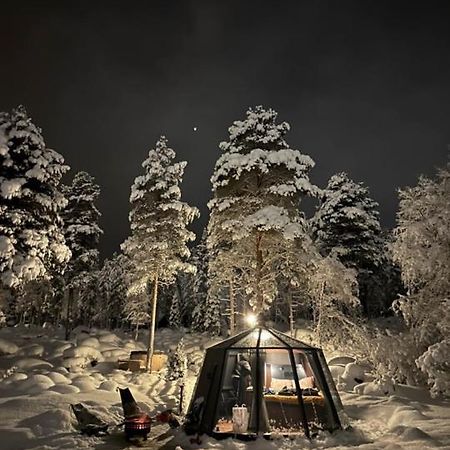 Aurora Igloo With Private Hot Tub By Invisible Forest Lodge Rovaniemi Exterior photo