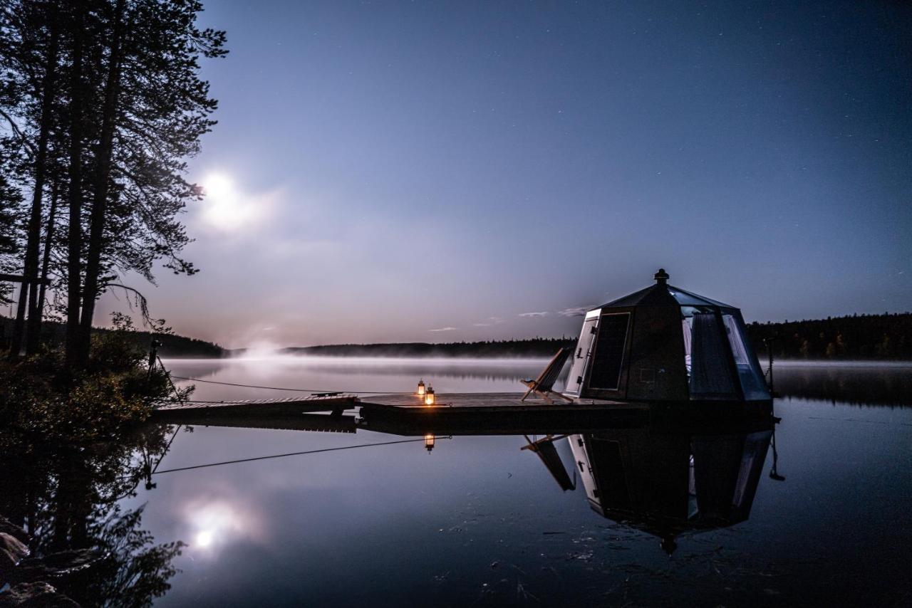 Aurora Igloo With Private Hot Tub By Invisible Forest Lodge Rovaniemi Exterior photo